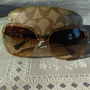 JUST REDUCED! COACH SUNGLASSES & CASE